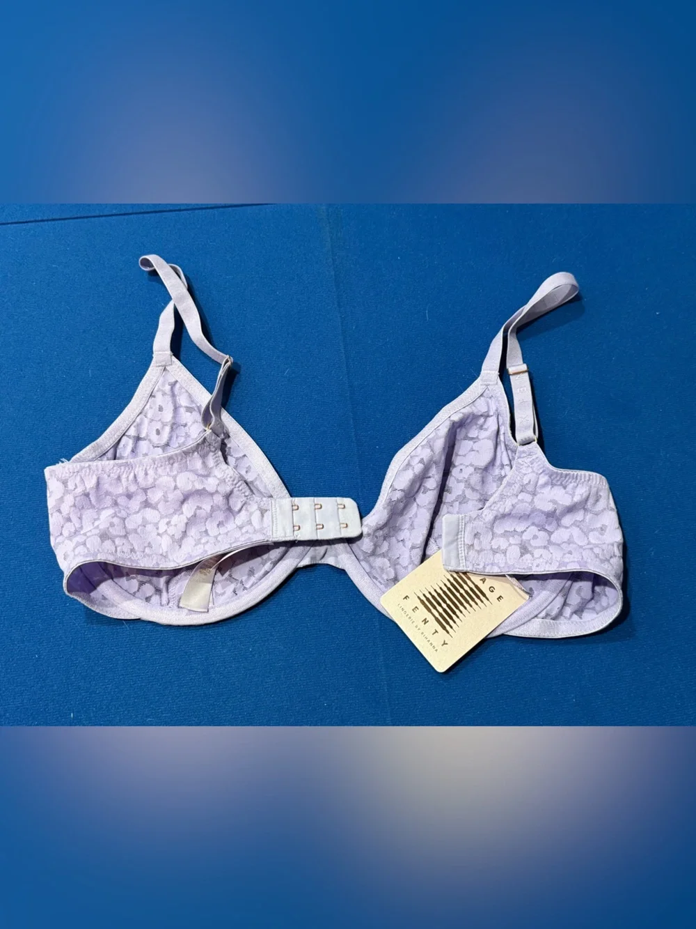 Savage X Fenty Lavender Lace Unlined Bra